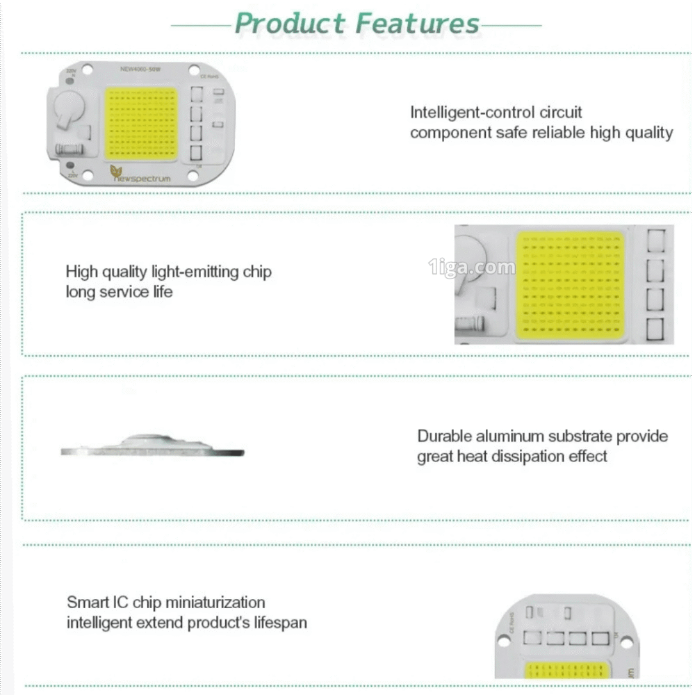 Mata Lampu LED PJU 220V 20 Watt 30 Watt 50 Watt Dengan Fitur Anti Petir - Gambar 5